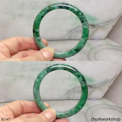 Green jade bangle