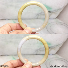 Yellow jade bangle