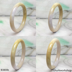 Yellow jade bangle