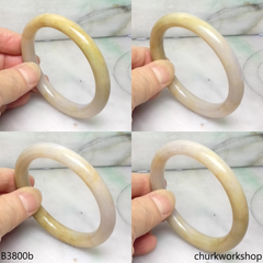 Yellow jade bangle