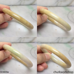 Yellow jade bangle