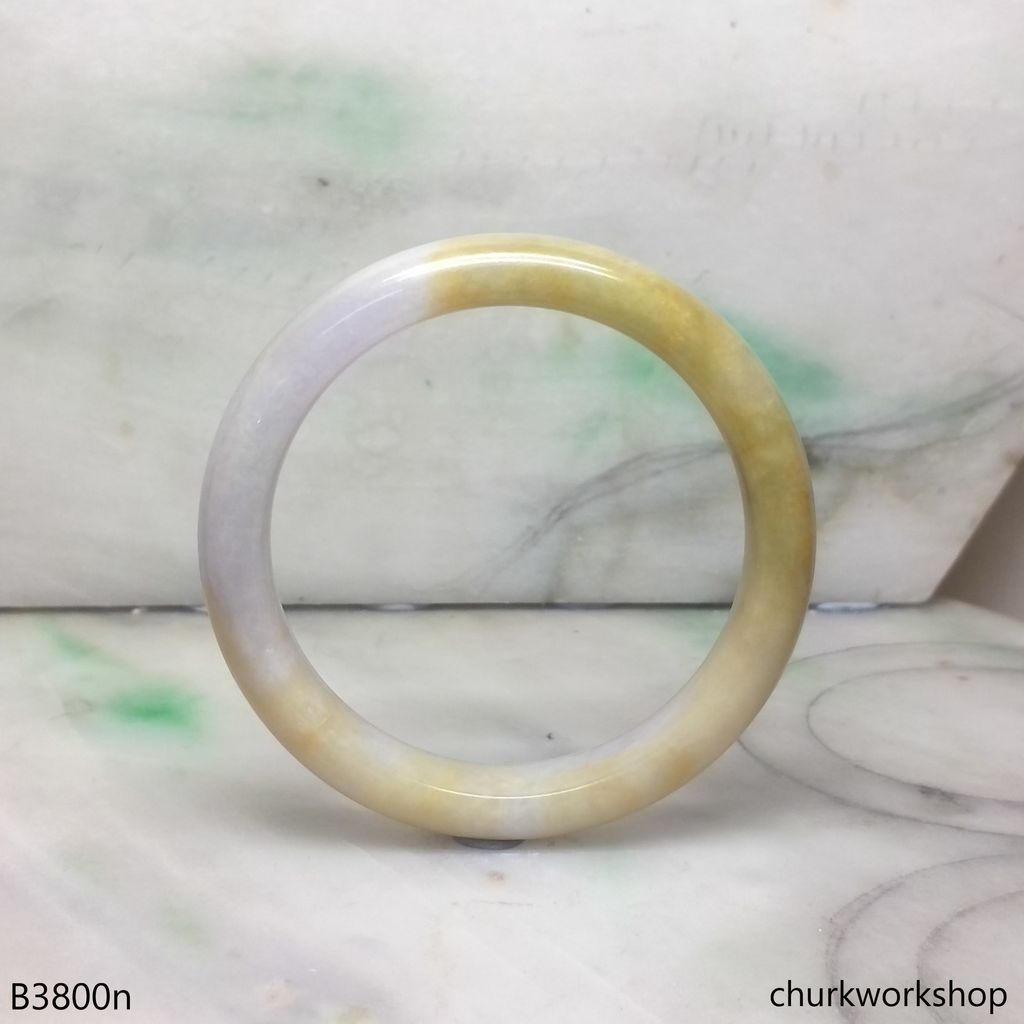 Yellow jade bangle