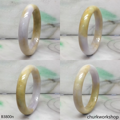 Yellow jade bangle