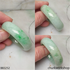 Light green with splotches green baby bangle