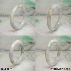 Pale lavender mix yellow splotches baby bangle