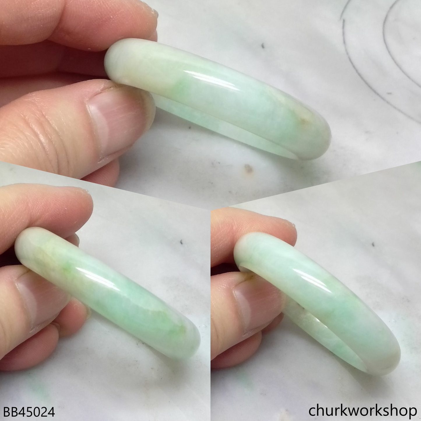 Light green baby bangle