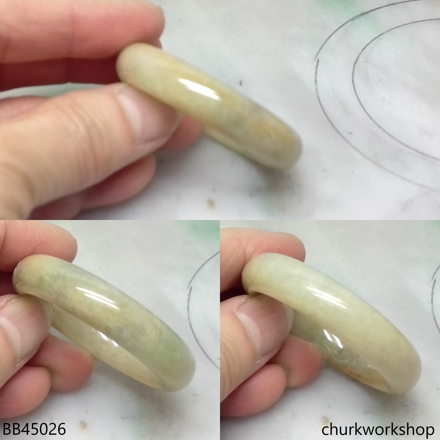 Yellowish green baby bangle