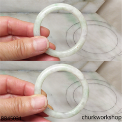 Pale green jade children bangle