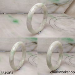 Pale green jade children bangle