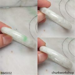 Pale green jade baby bangle