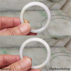 Lavender jade baby bangle
