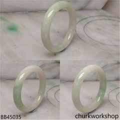 Light green baby jade bangle