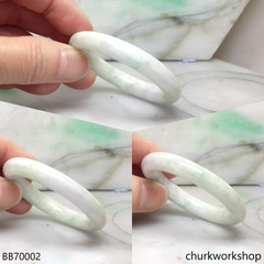Pale green mix lavender baby bangle