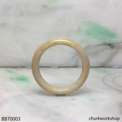 Pale lavender mix light yellowish baby bangle