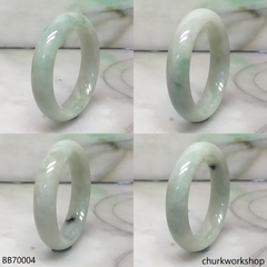 Pale green with splotches green baby bangle