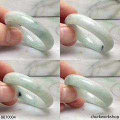 Pale green with splotches green baby bangle