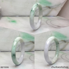 Pale lavender with splotches green baby bangle