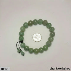 Light green beads jade bracelet, jade bracelet