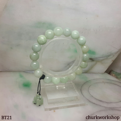 Light green beads bracelet