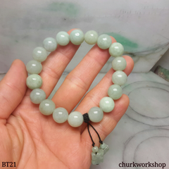 Light green beads bracelet