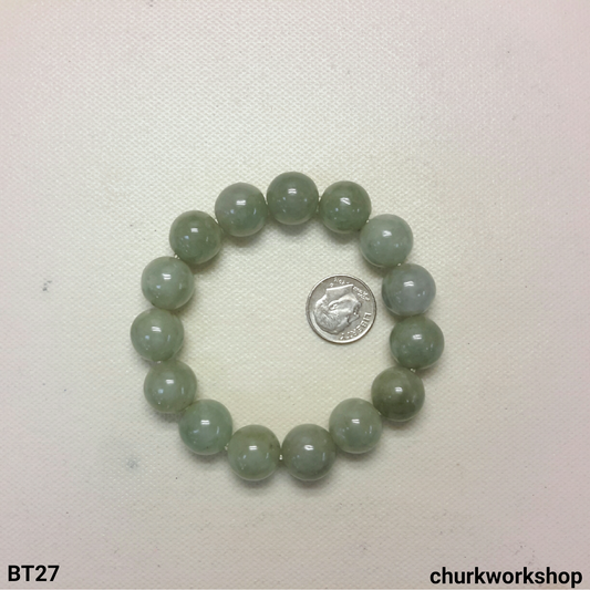 Light green beads bracelet