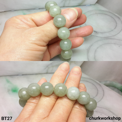 Light green beads bracelet
