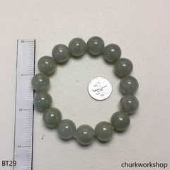 Light green beads bracelet