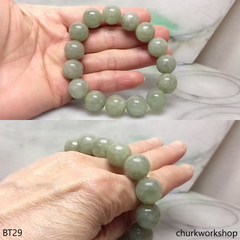 Light green beads bracelet