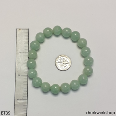 Light green beads bracelet