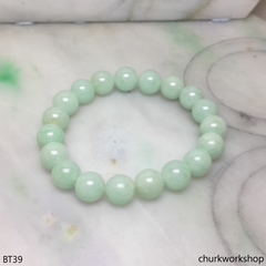Light green beads bracelet