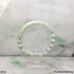 Light green beads bracelet