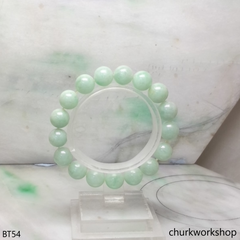 Light green beads jade bracelet