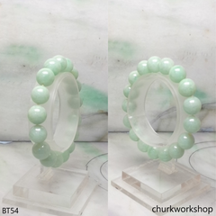 Light green beads jade bracelet