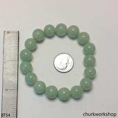 Light green beads jade bracelet