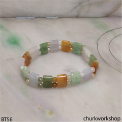 Multi color beads bracelet