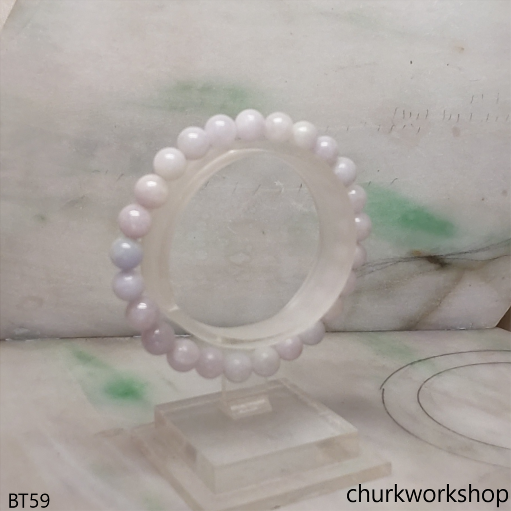 Light lavender beads bracelet