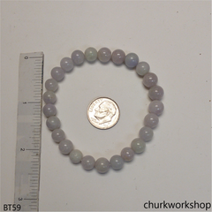 Light lavender beads bracelet