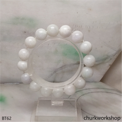 Pale green & lavender mix beads bracelet