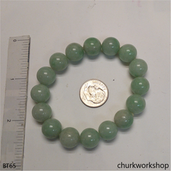 Light green beads jade bracelet