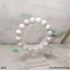 Pale lavender beads bracelet