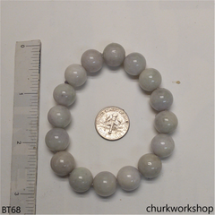 Pale lavender beads bracelet
