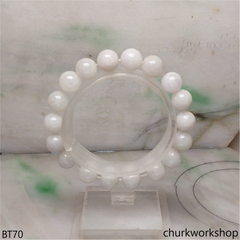 Pale lavender beads bracelet