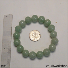 Light green beads jade bracelet