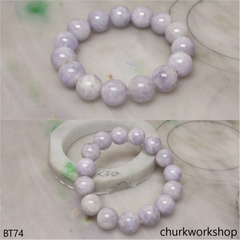 Lavender beads bracelet