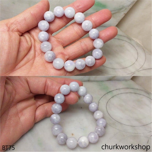 Lavender beads bracelet