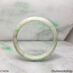 Pale green base with green jade bangle