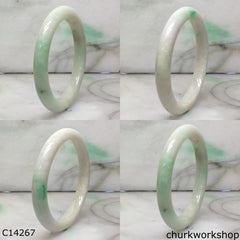 Light green jade bangle