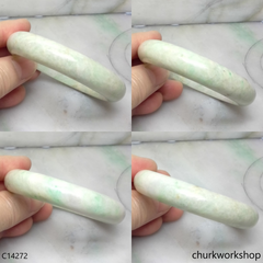 Pale green base with green jade bangle