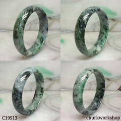 Mix color jade bangle