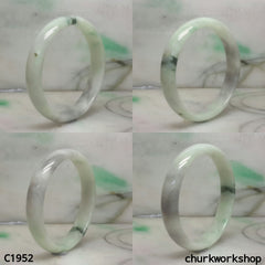 Light green jade bangle